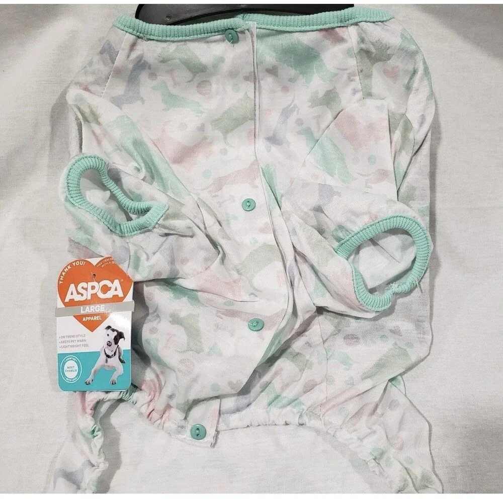ASPCA Dog Pajamas Size Large Brand New